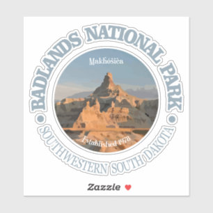 Sticker Badlands NP