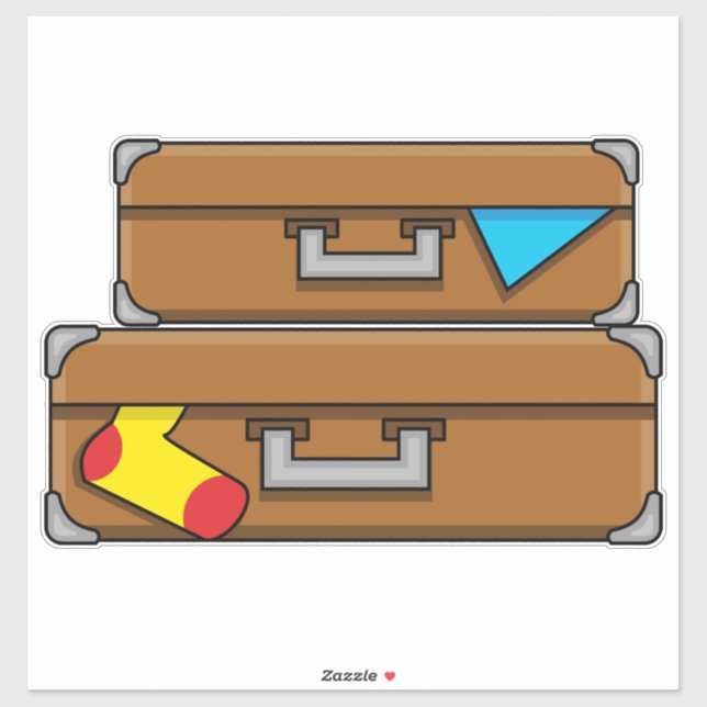 Sticker Bagages de dessin (Feuille)