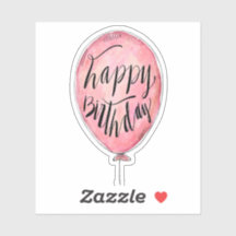 Baguette de ballon d'anniversaire heureuse