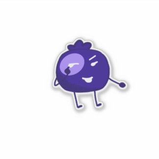 Sticker Baguette de bleuet !