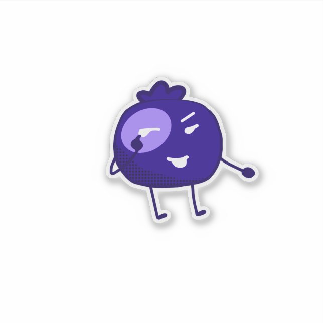 Sticker Baguette de bleuet ! (Devant)