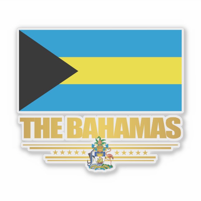 Sticker Bahamas Pride (Devant)
