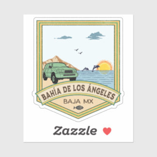 Sticker Bahía de los Ángeles FJ80 Basse Californie