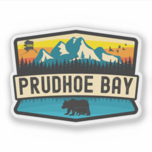 Sticker Baie de Prudhoe, Alaska