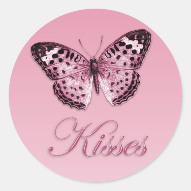 Sticker Baisers Papillon (Devant)
