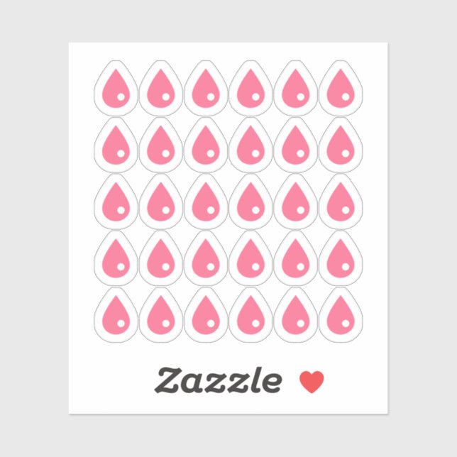 Sticker Baisse de sang mûre (Feuille)