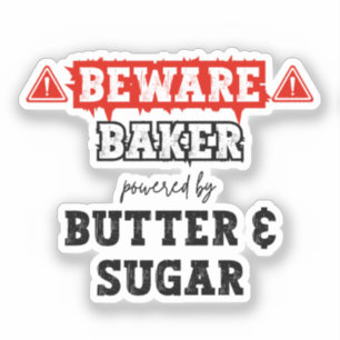Sticker Baker Alimenté Par Beurre Et Sucre Baking amusan