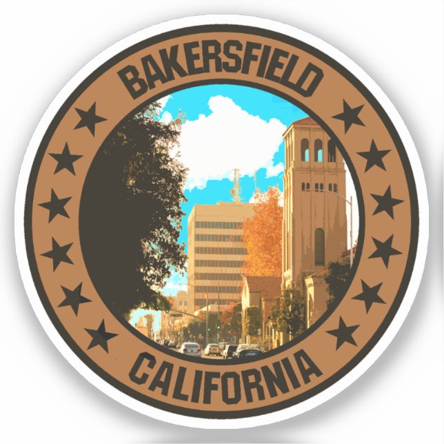 Sticker Bakersfield (Recto)