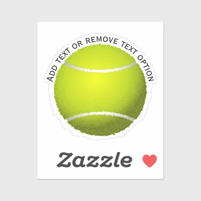 Sticker Ball de tennis (Feuille)