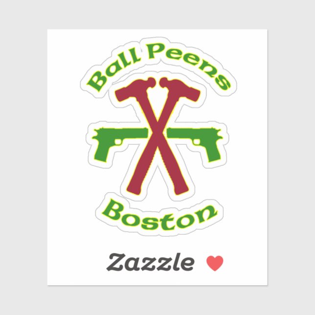 Sticker Ball Peens Boston (Feuille)