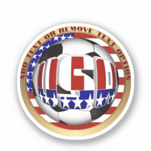 Sticker Ballon de sport de football américain