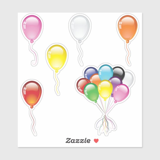 Sticker Ballons (Feuille)