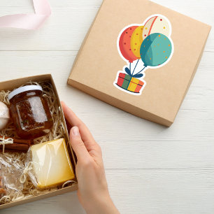 Sticker Ballons actuels d'anniversaire