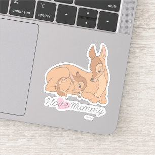 Sticker Bambi   J'aime maman