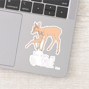Sticker Bambi  Tu me fais sourire