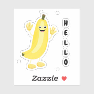 Sticker Banane drôle