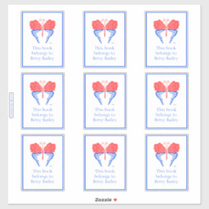 Sticker Bandana Papillon Plaque