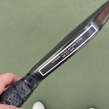 Bande Bord Pickleball Noir Nom personnalisé ICE