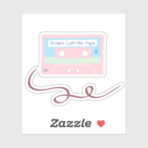 Sticker Bande de cassette classique Retro Vintage Soft Pas