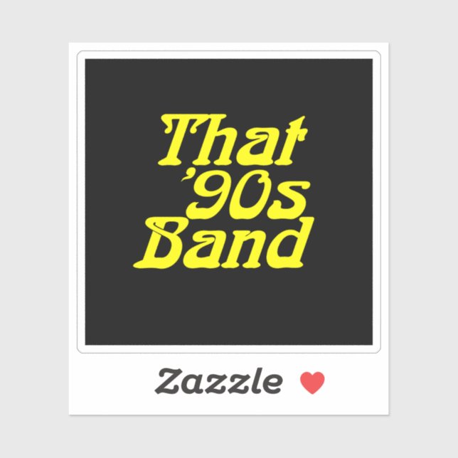 Sticker Bande des années 90 - Logo classique (Feuille)
