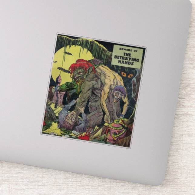 Sticker Bande dessinée d'horreur d'âge d'or |40s Bandes de (Détail)