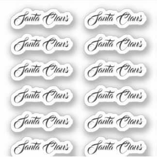 Sticker Bandung Signature Biss-Cut Santa Claus