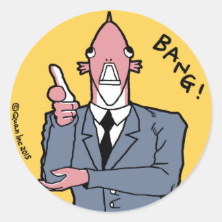 Sticker: BANG! Classic Round Sticker