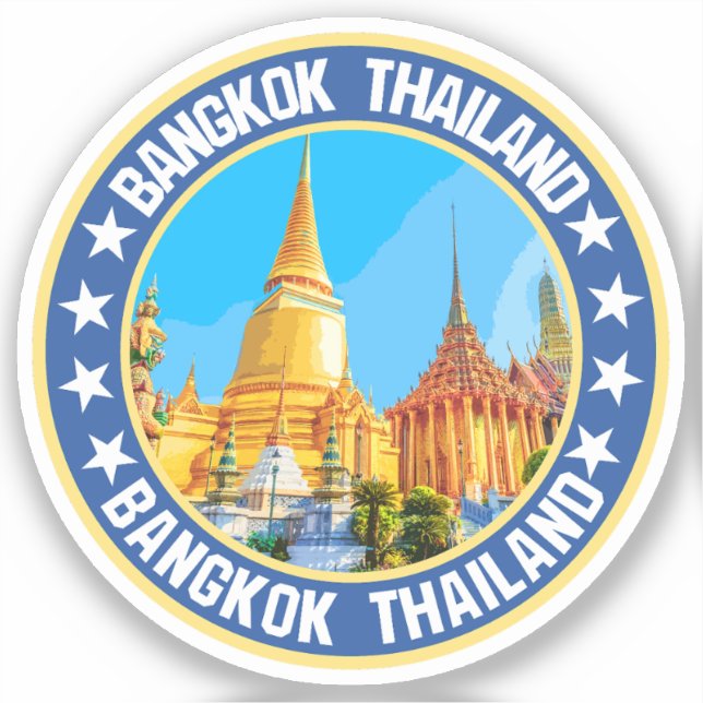 Sticker Bangkok Thaïlande (Recto)