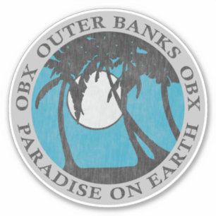 Sticker Banques Extérieures OBX Paradise Sur Terre (Argent