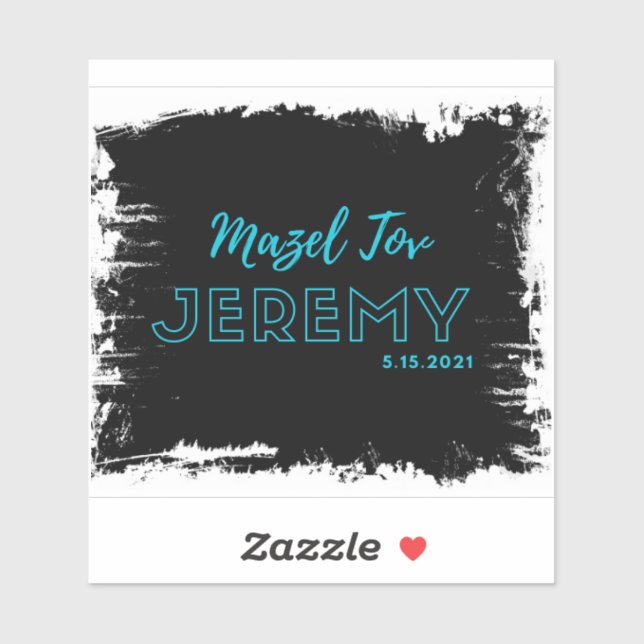 sticker Bar Mitzvah (Feuille)
