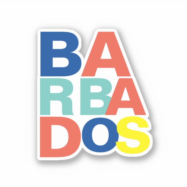 Sticker Barbade (Devant)