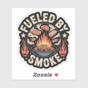 Sticker Barbecue drôle de maître de four à barbecue alimen