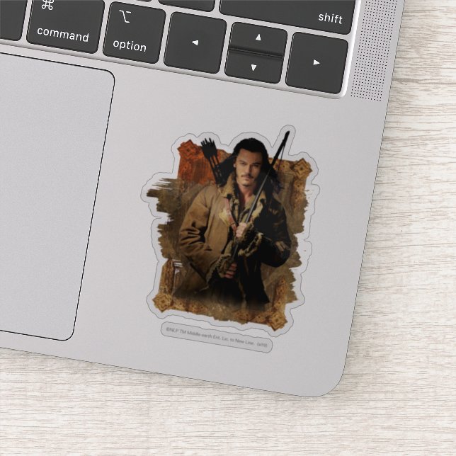 Sticker BARD THE BOWMAN™ Graphisme encadré (Détail)