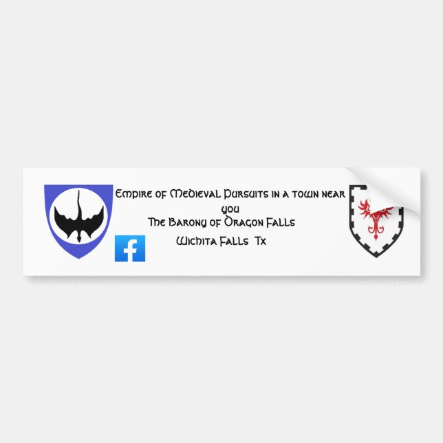 Sticker baronnial Dragon Falls (Devant)