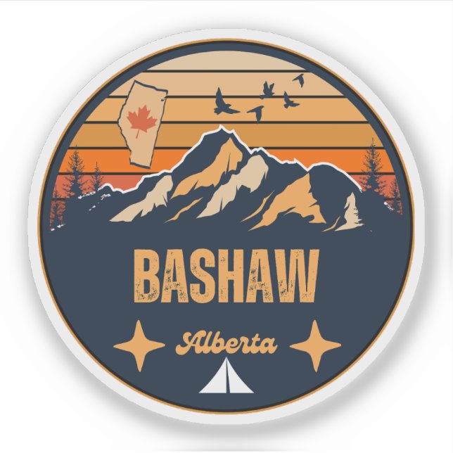 Sticker Bashaw, Alberta (Devant)