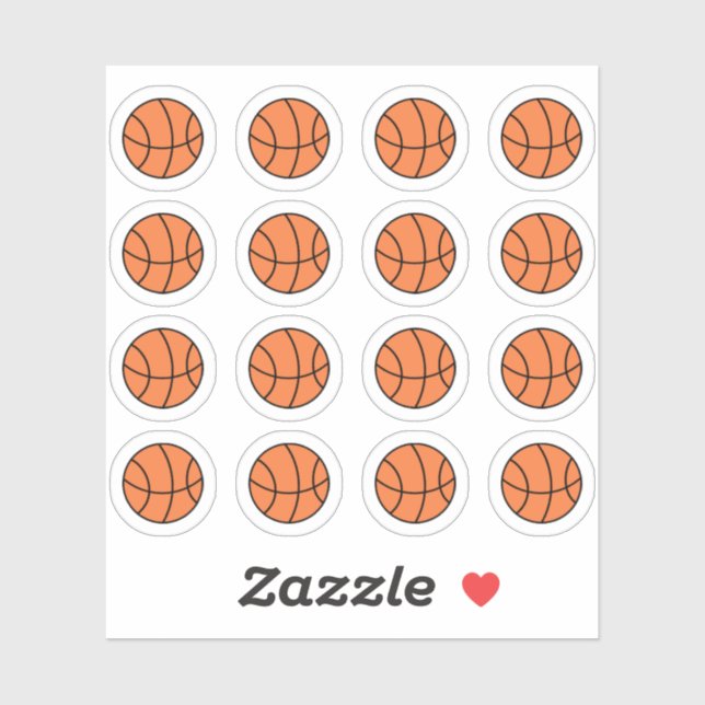 Sticker Basketball Jour Sport Pratique Bujo Planneur (Feuille)