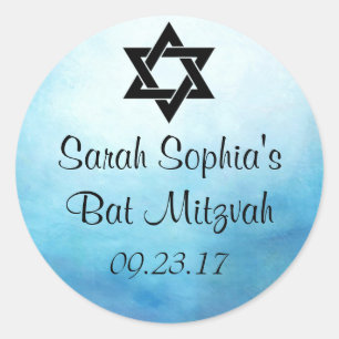 Sticker bat mitzvah, Balise Favoriser, Décor Bat m