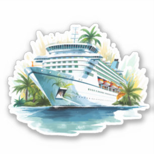 Sticker Bateau de croisière