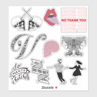 STICKER BÂTIMENTS ICONS CHIC DE VW
