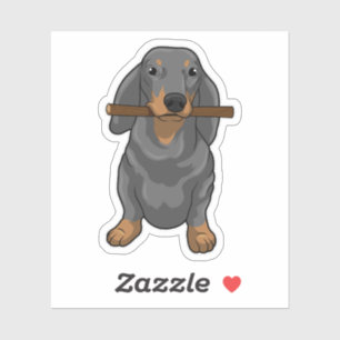 Sticker Bâton Dachshund