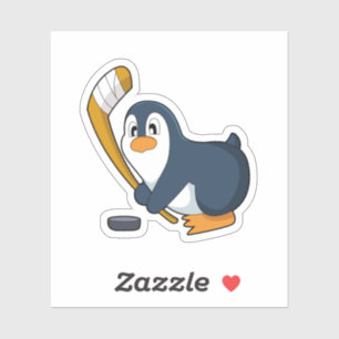 Sticker Bâton de hockey sur glace Penguin