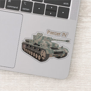 Sticker Batterie de Panzer IV de 2ÈME GUERRE MONDIALE