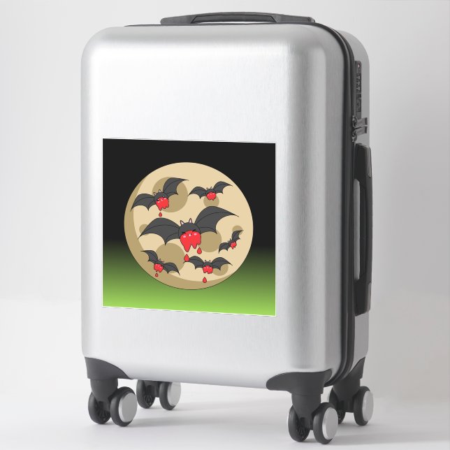 Sticker Battes Vampire de Ketchup (Sur valise)