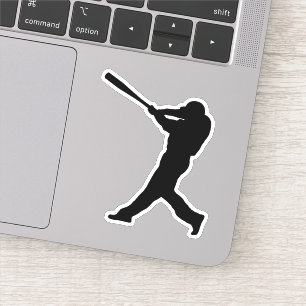 Sticker Batteur de base-ball personnalisé