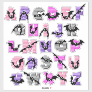 STICKER BATTY ALPHABET