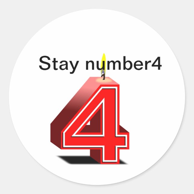 Sticker be number 4 (Front)