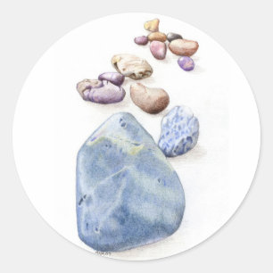 Sticker Beach Pebbles