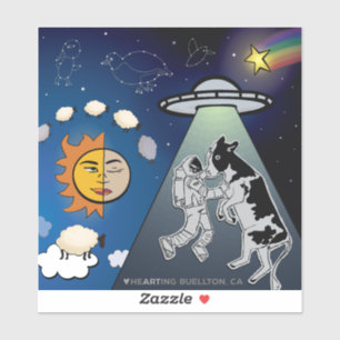 Sticker - Beaming Up