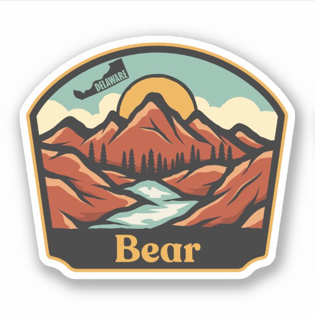 Sticker Bear, Delaware  (Devant)