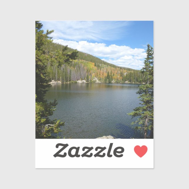 Sticker Bear Lake au parc national Rocky Mountain (Feuille)